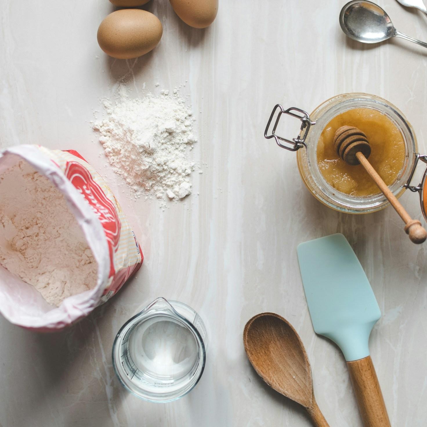 Home cook preparing ingredients in the kitchen